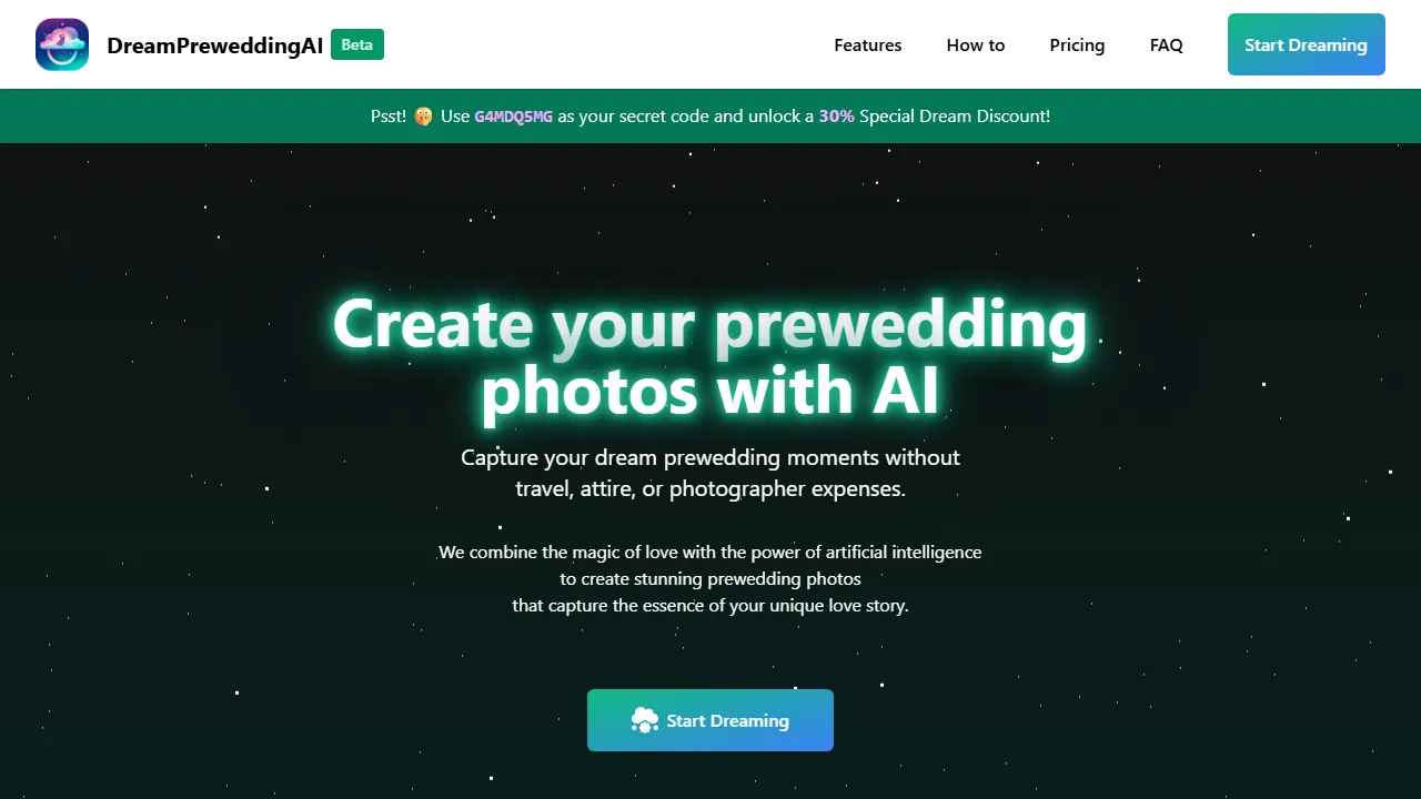 Dream Prewedding AI Preview