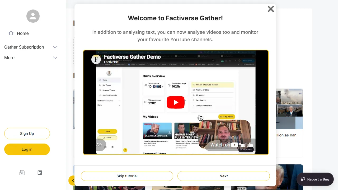 Factiverse AI Editor Preview