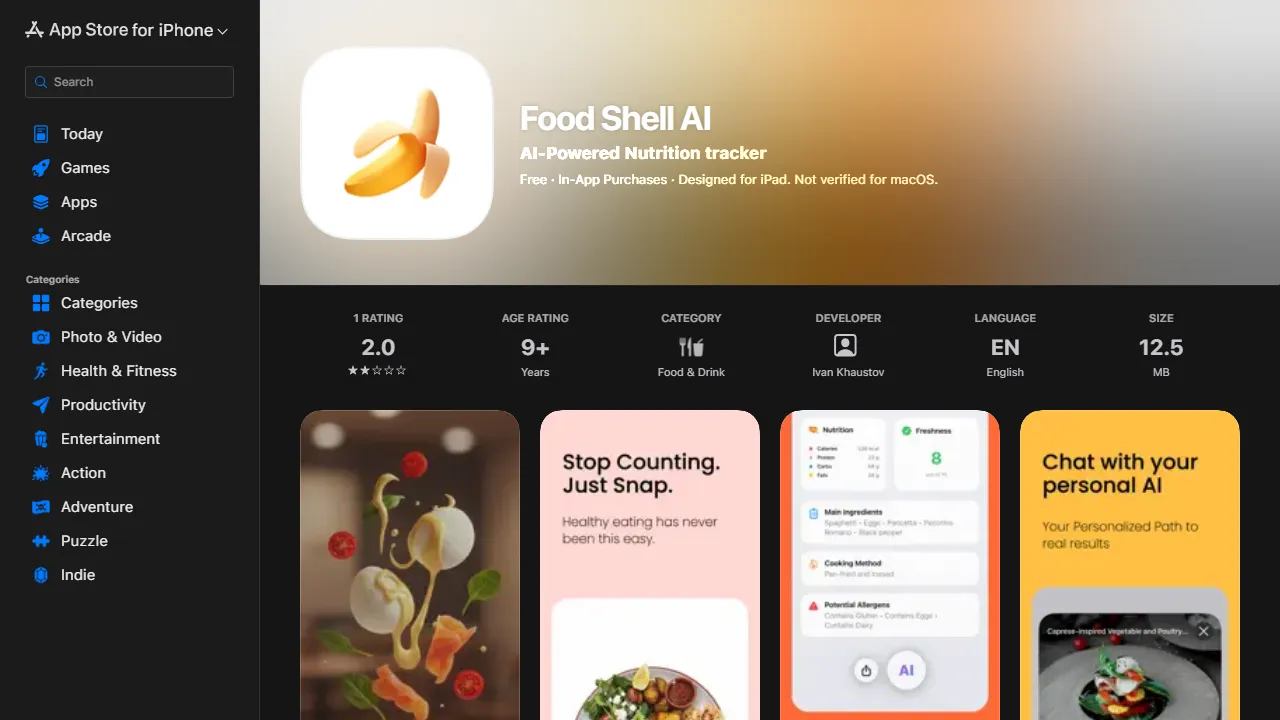‎Food Shell AI Preview