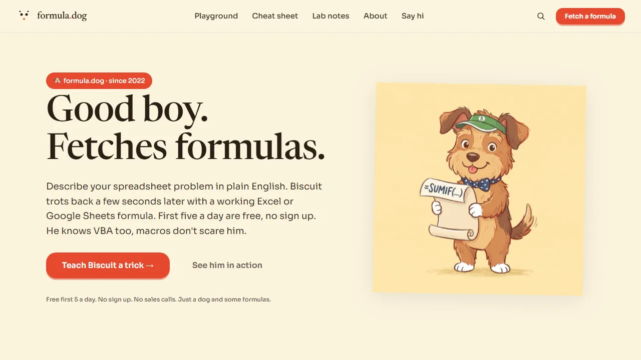 Formula Dog Preview