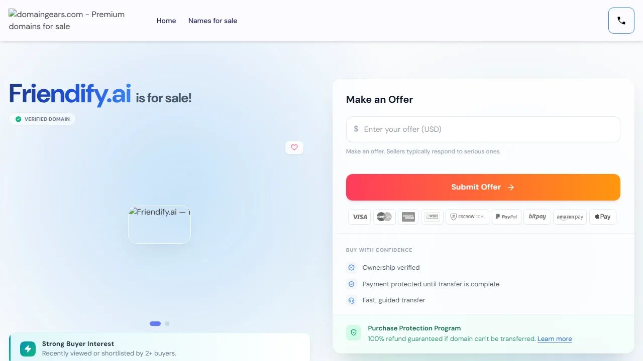 Friendify AI Preview