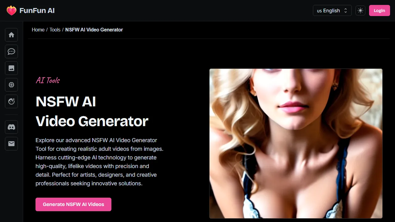 FunFun NSFW AI Video Generator Preview